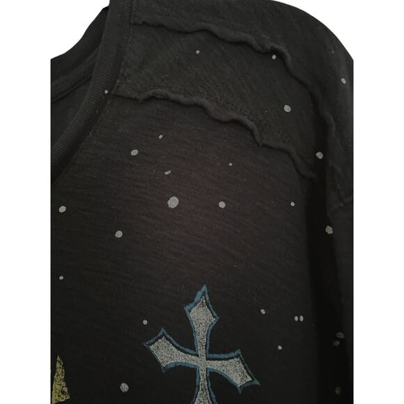 Affliction American Customs Motor Co Skull Long Sleeve T-Shirt size Medium - Picture 4 of 12